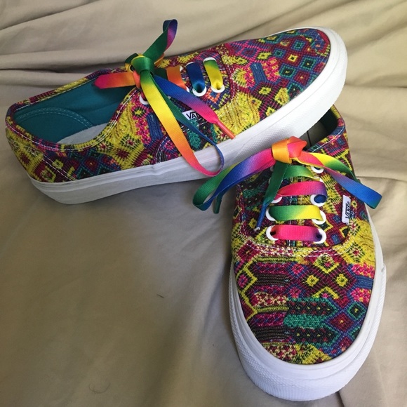 vans rainbow color